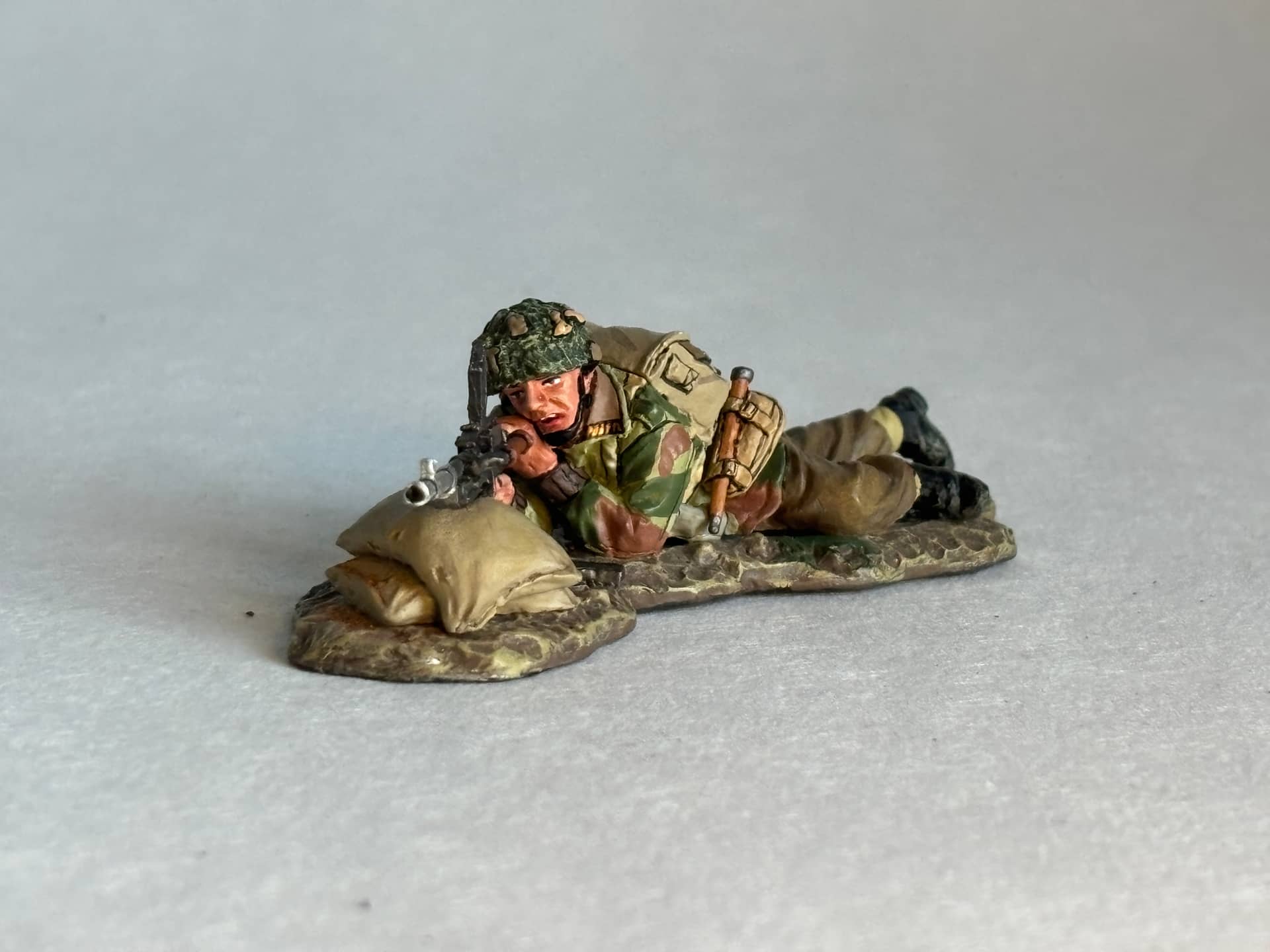 King & Country MG013 Lying Firing Bren Gun