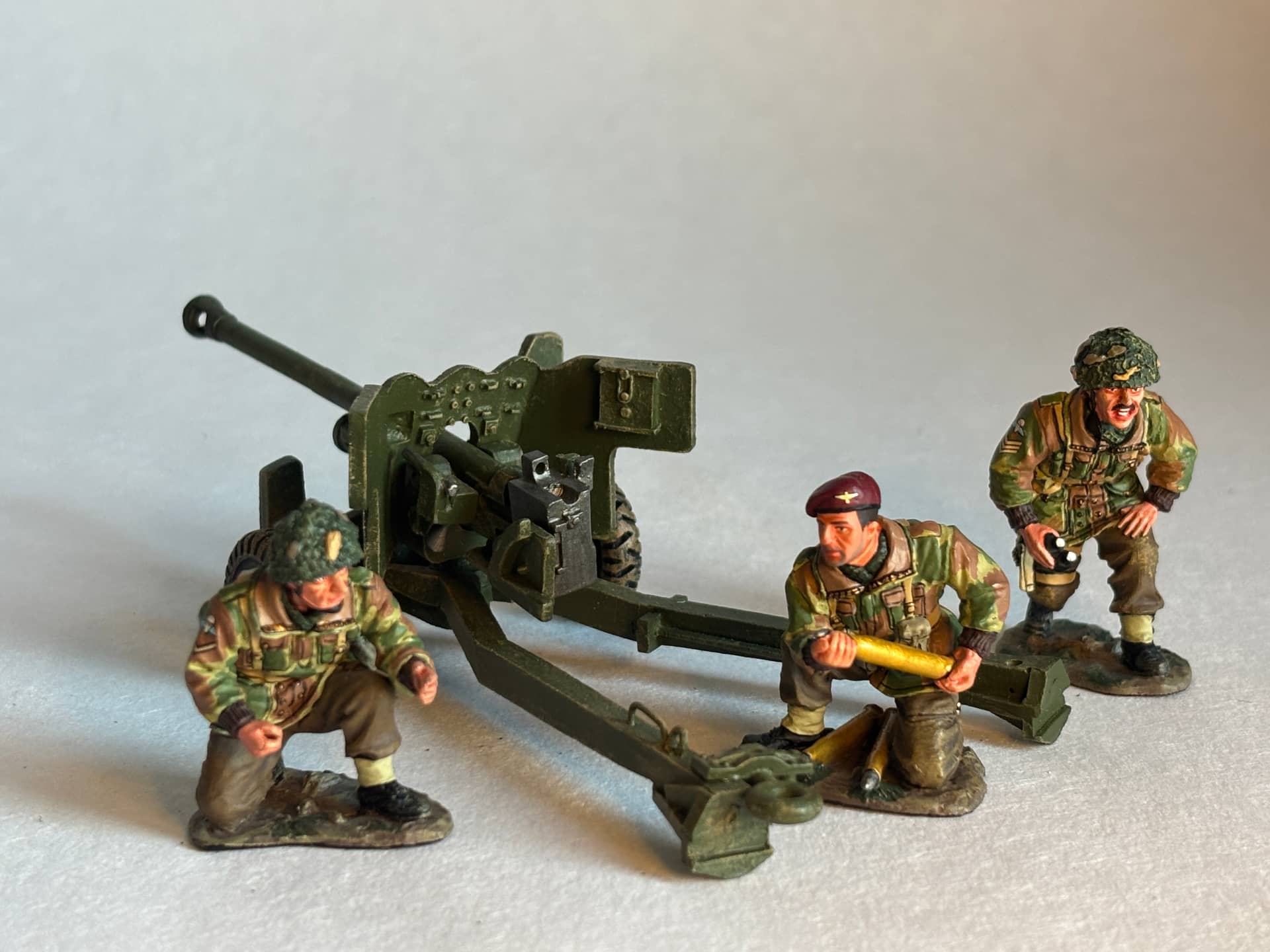 King & Country MG019 Airborne 6 Pounder Anti Tank Gunset