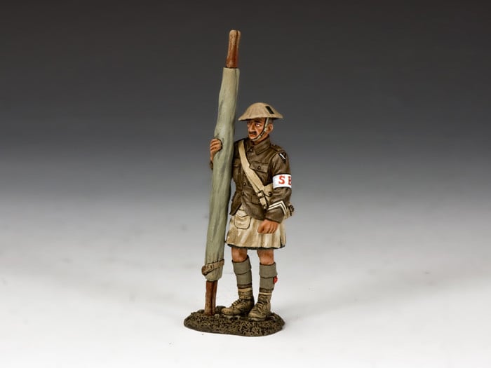 King & Country FW161 Standing Stretcher Bearer: the piece