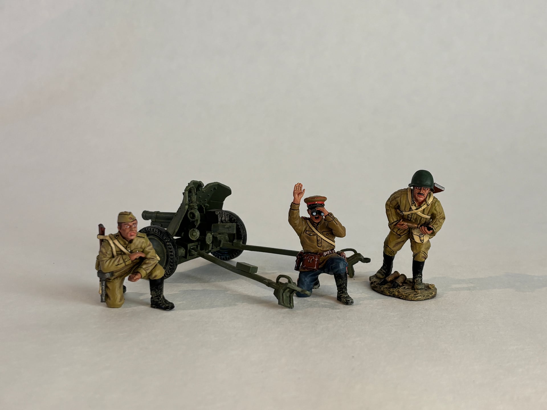 King & Country RA010 Russian Anti Tank Gun Set: the piece