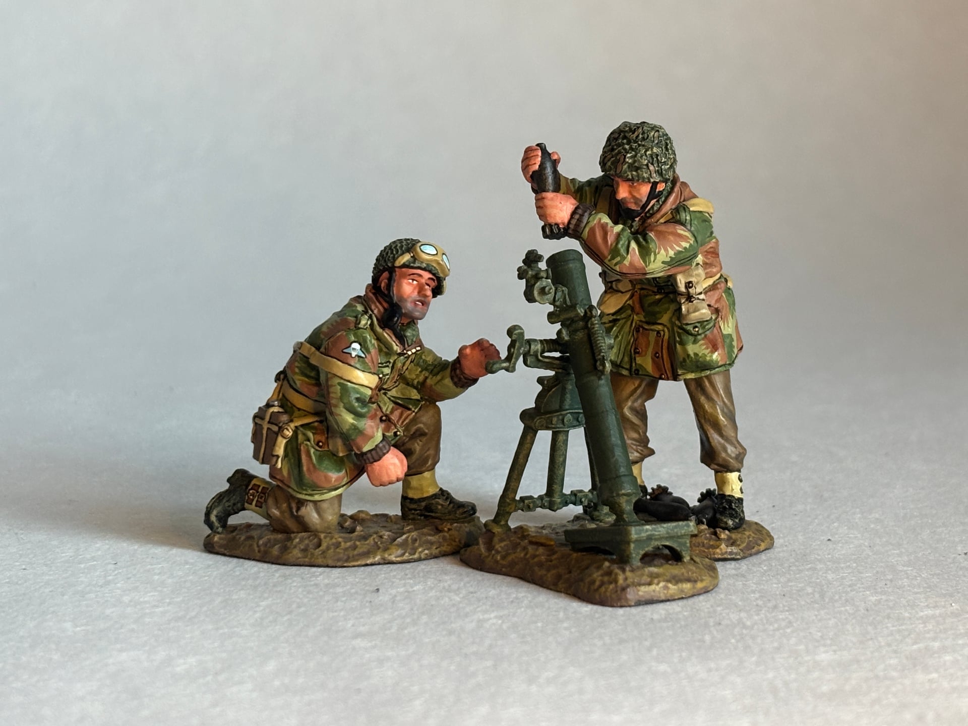 King & Country MG031 Mortar Team: the piece