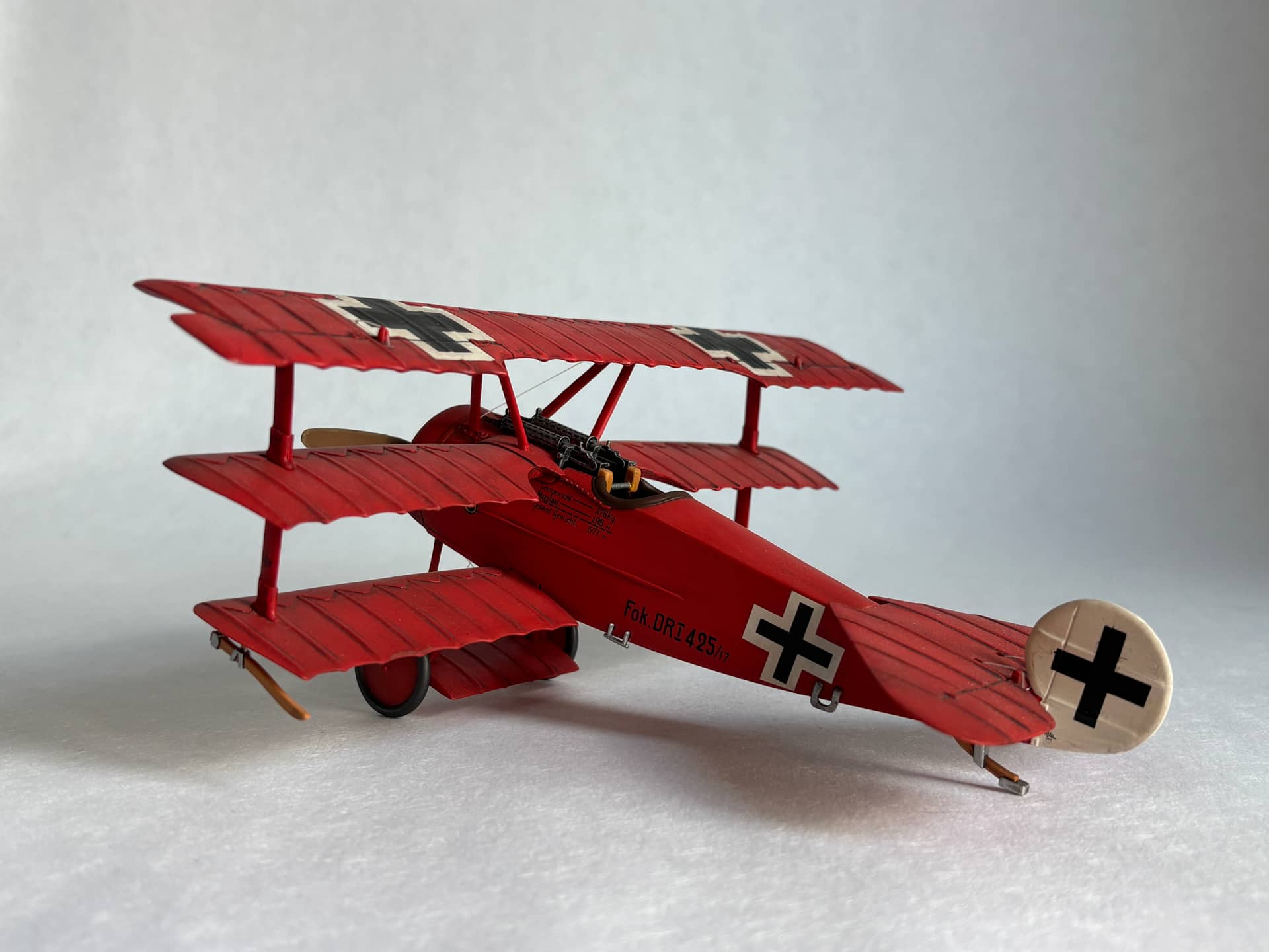 John Jenkins Designs ACE01 Fokker DR1 Red Baron